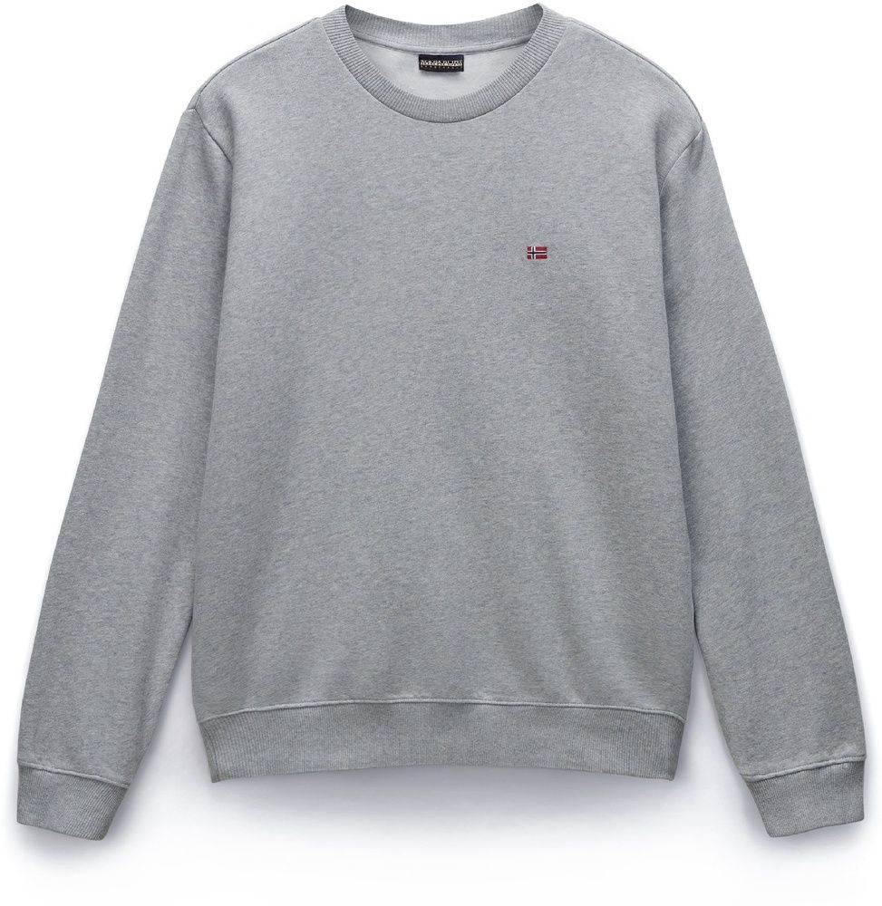 NapapijriSweatshirtBalisCrew1NP0A4FQWMediumGreyMelange-XS