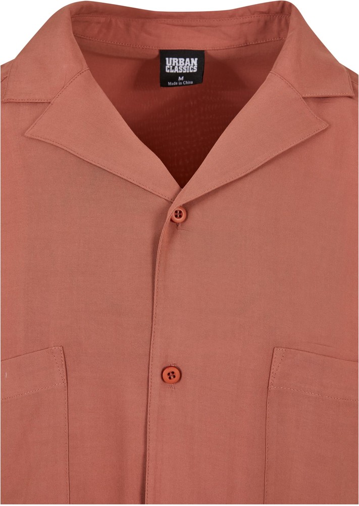 UrbanClassicsHemdOversizedResortShirtTerracotta-3XL