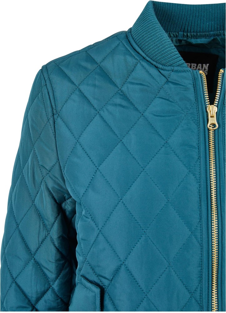 UrbanClassicsDamenJackeLadiesDiamondQuiltNylonJacketJasper-3XL