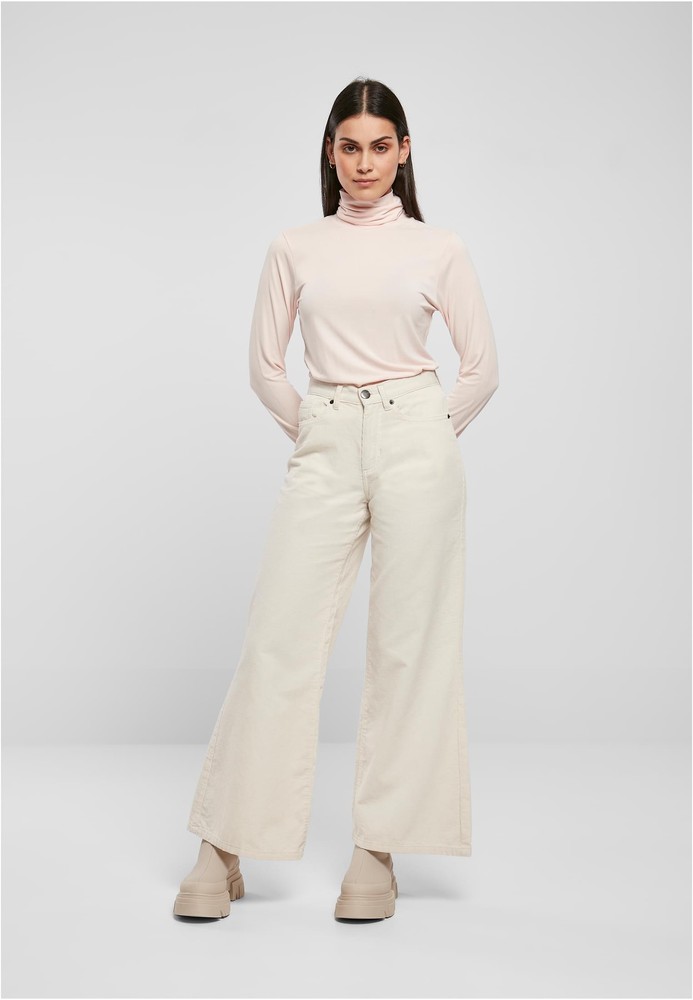 UrbanClassicsDamenLadiesModalTurtleneckLongsleevePink-3XL