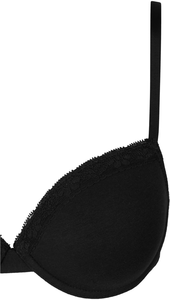 UrbanClassicsDamenBHmitBgelLadiesBasicCottonBraLace2-PackTB7653ABlackWhite-70A