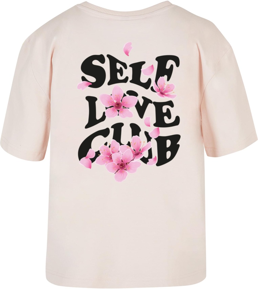 MissTeeDamenT-ShirtSelfLoveClubTeeMST012Pink-3XL