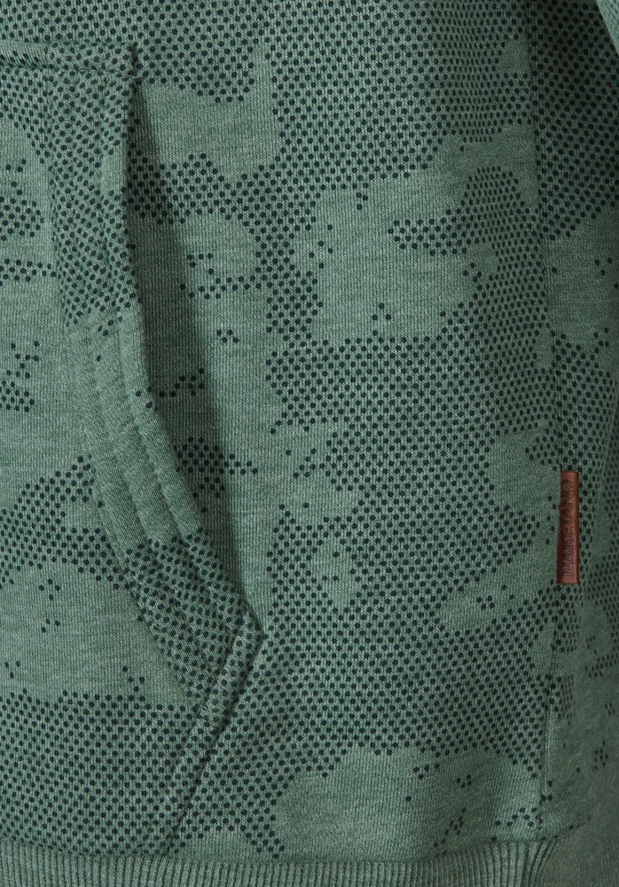 NaketanoHoodieSupapimmel1800-0203PineGreenMelangeCamouflage-S