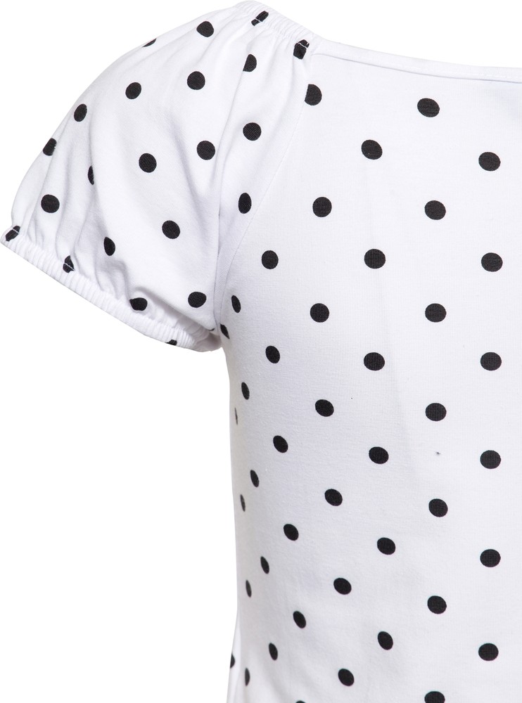 QueenKerosinT-ShirtmitPolka-DotsQKU21027Wei