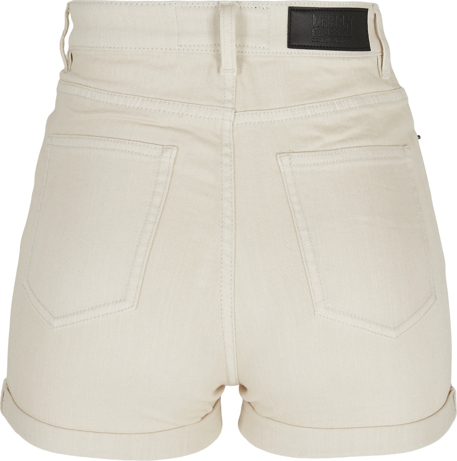 UrbanClassicsDamenLadies5PocketShortsWhitesand-26