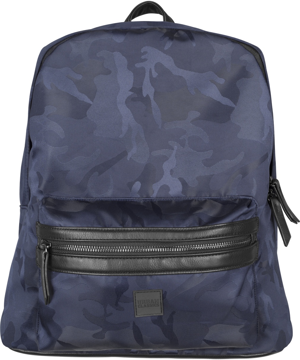 UrbanClassicsTascheCamoJacquardBackpackNavyCamouflage