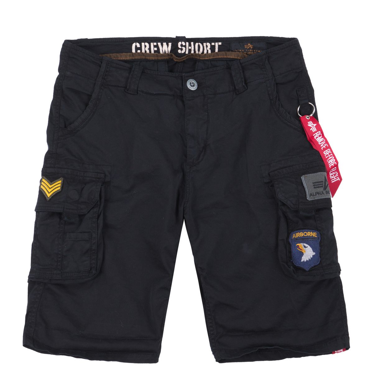 AlphaIndustriesCrewShortPatchShortsHoseBlack