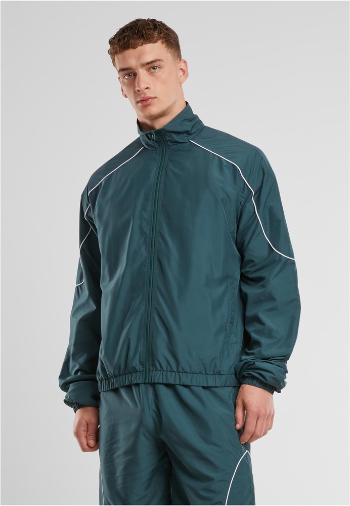 UrbanClassicsTrainingsjackePipedPanelTrackjacketTB7379Bottlegreen-3XL