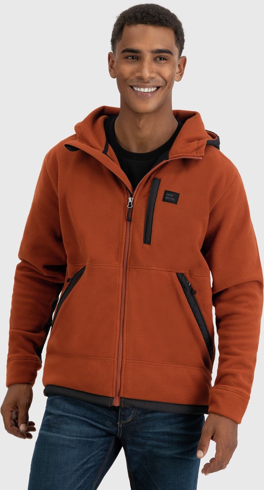 VintageIndustriesFleecejackeVitorHollowFibreFleeceBrick-S