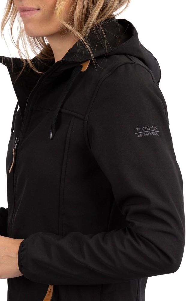 TrespassDamenJackeKristy-FemaleSoftshellJacketTp75Black