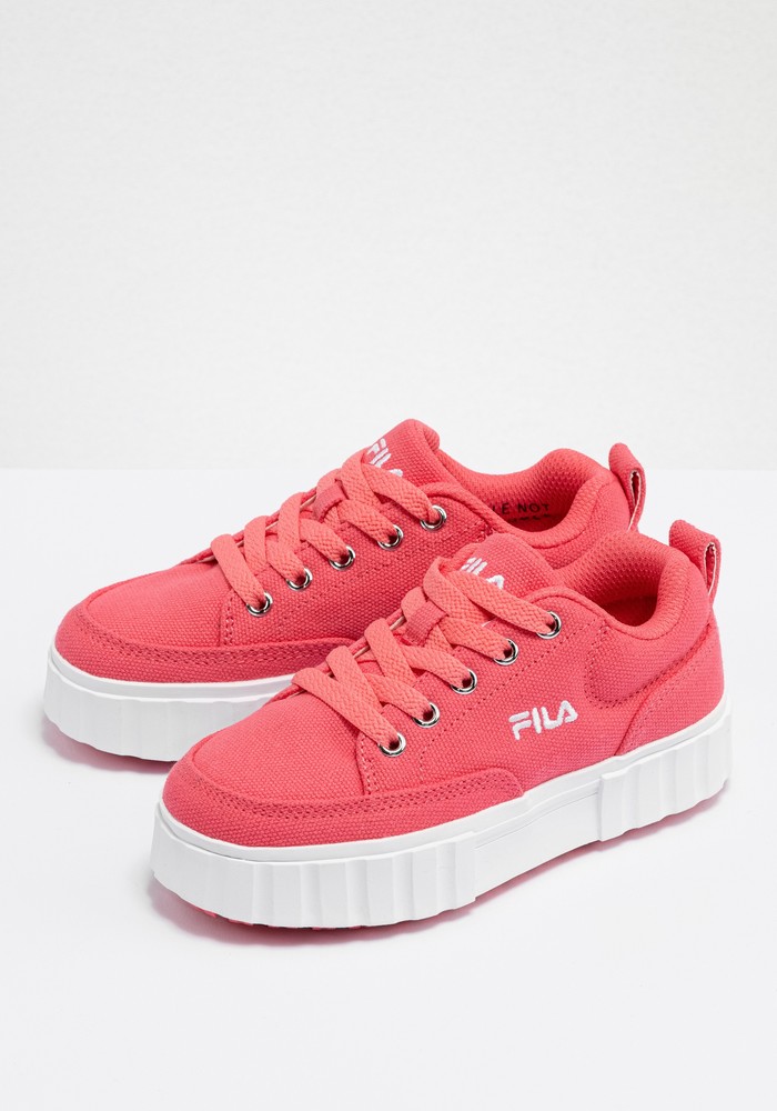 FilaTennisSneakerSandblastCKidsCoralParadise