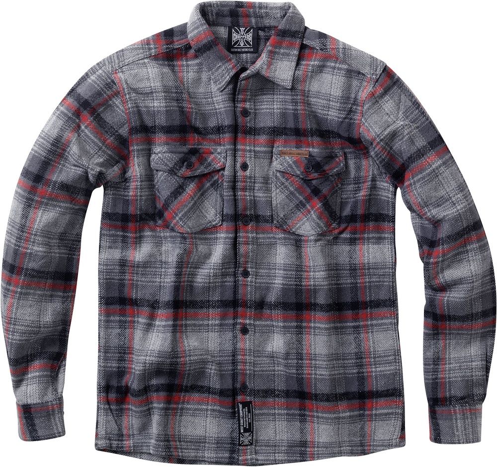 WCCWestCoastChoppersHerrenHemdRigidFlannelWCCWS156GR