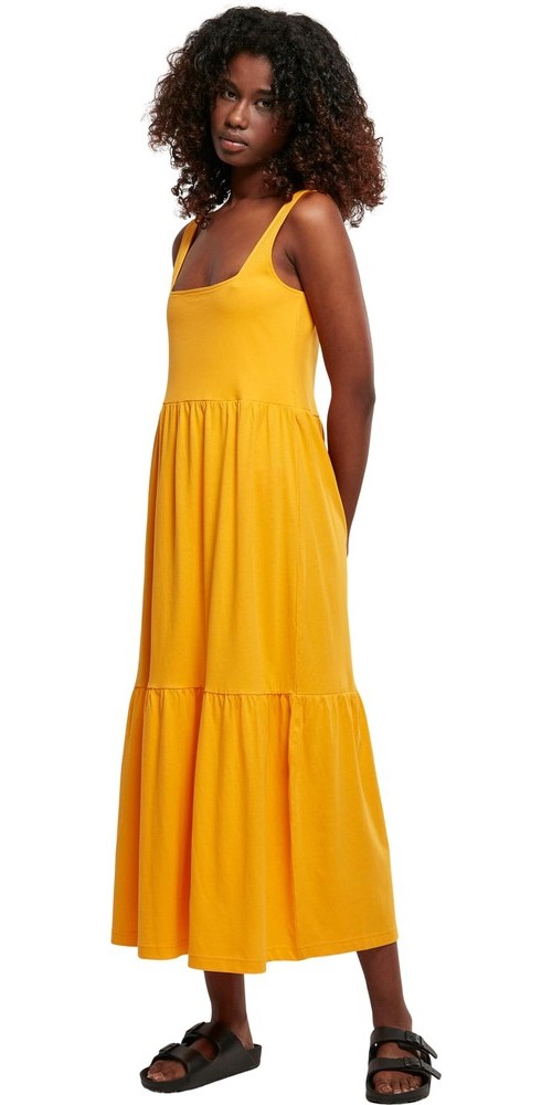 UrbanClassicsDamenLadies78LengthValanceSummerDressMagicmango-3XL