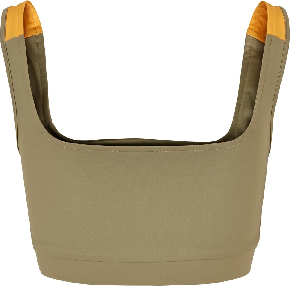 UrbanClassicsDamenLadiesColorBlockBraKhakiBrightviolettMagimango-3XL