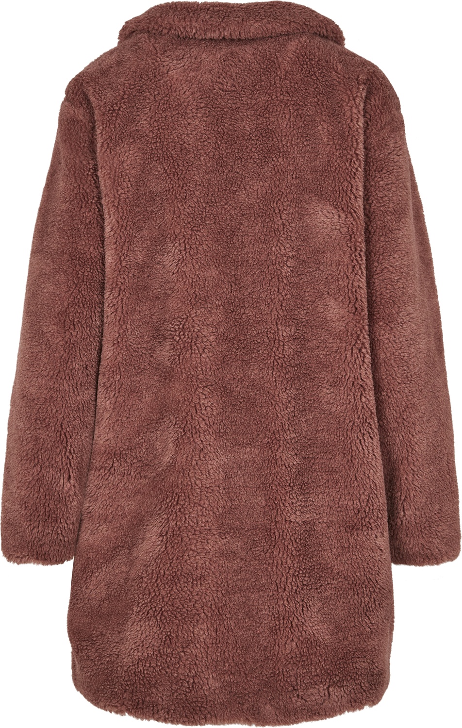 UrbanClassicsDamenWinterjackeLadiesOversizedSherpaCoatDarkrose-3XL