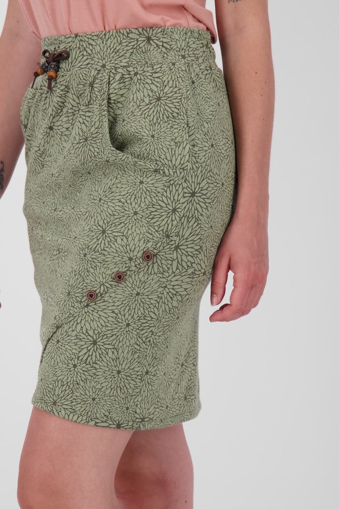 AlifeKickinDamenSommerrockLucyAKBShortSkirtDustMelange-S