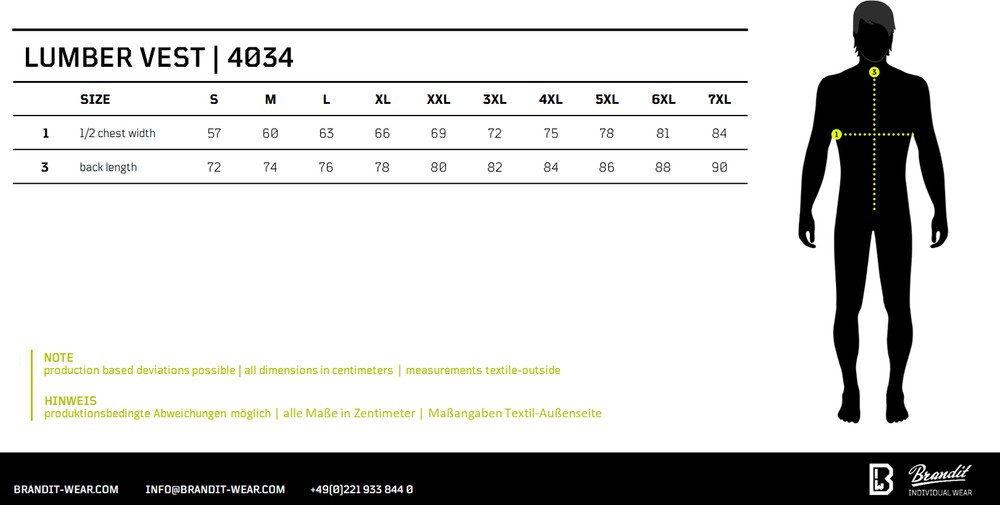 BranditHerrenWesteLumberVestBlackGrey