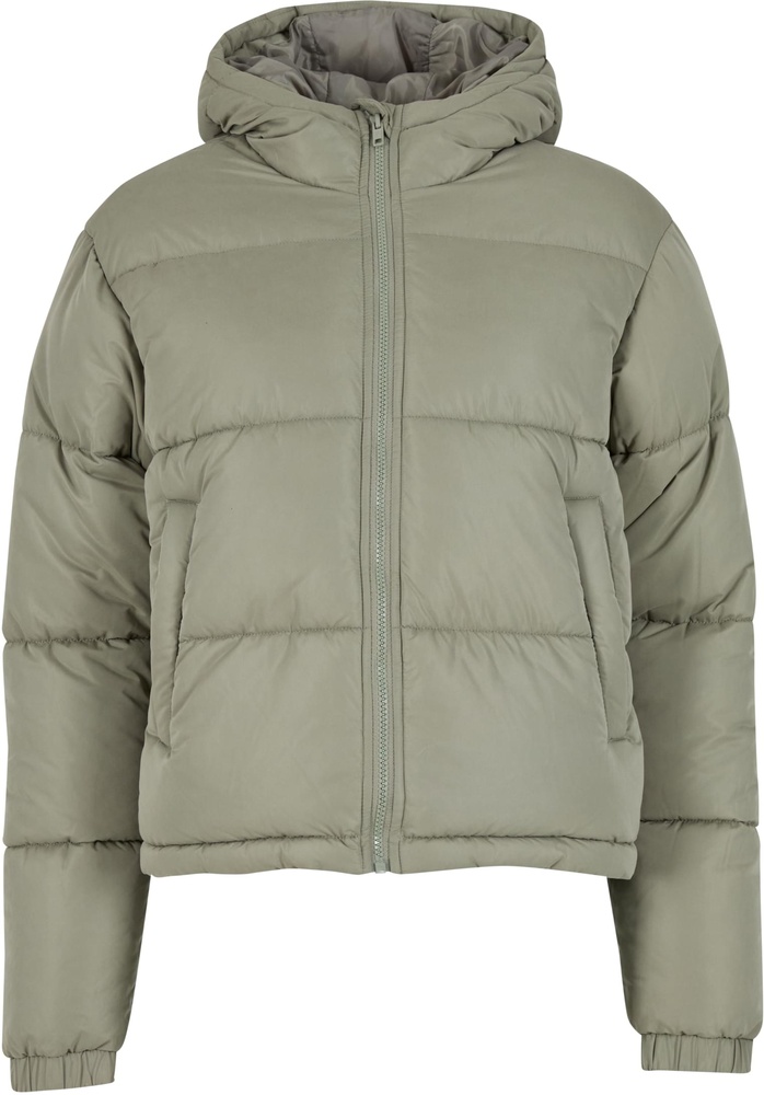 UrbanClassicsDamenSteppjackeLadiesPeachedPufferJacketWithHoodTB7587Paleolive-3XL