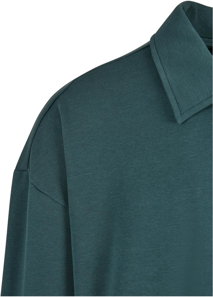 UrbanClassicsSweatshirtShirtCollarCrewBottlegreen-3XL