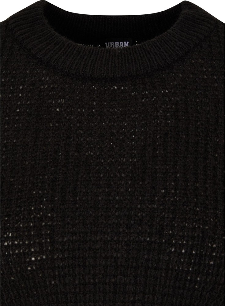 UrbanClassicsDamenLadiesShortWaffleSweater