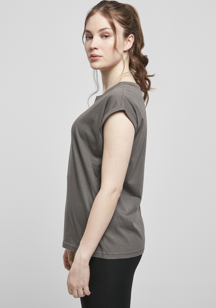 UrbanClassicsDamenT-ShirtLadiesExtendedShoulderTeeDarkshadow-3XL