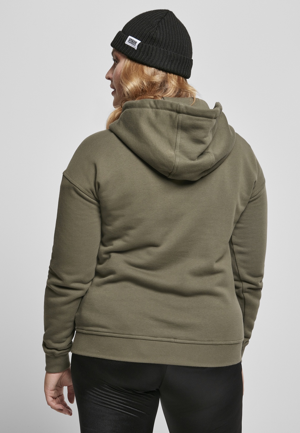 UrbanClassicsDamenHoodieLadiesOrganicHoodyOlive-3XL