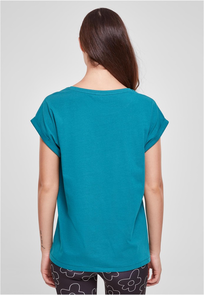 UrbanClassicsDamenT-ShirtLadiesExtendedShoulderTeeWatergreen-3XL