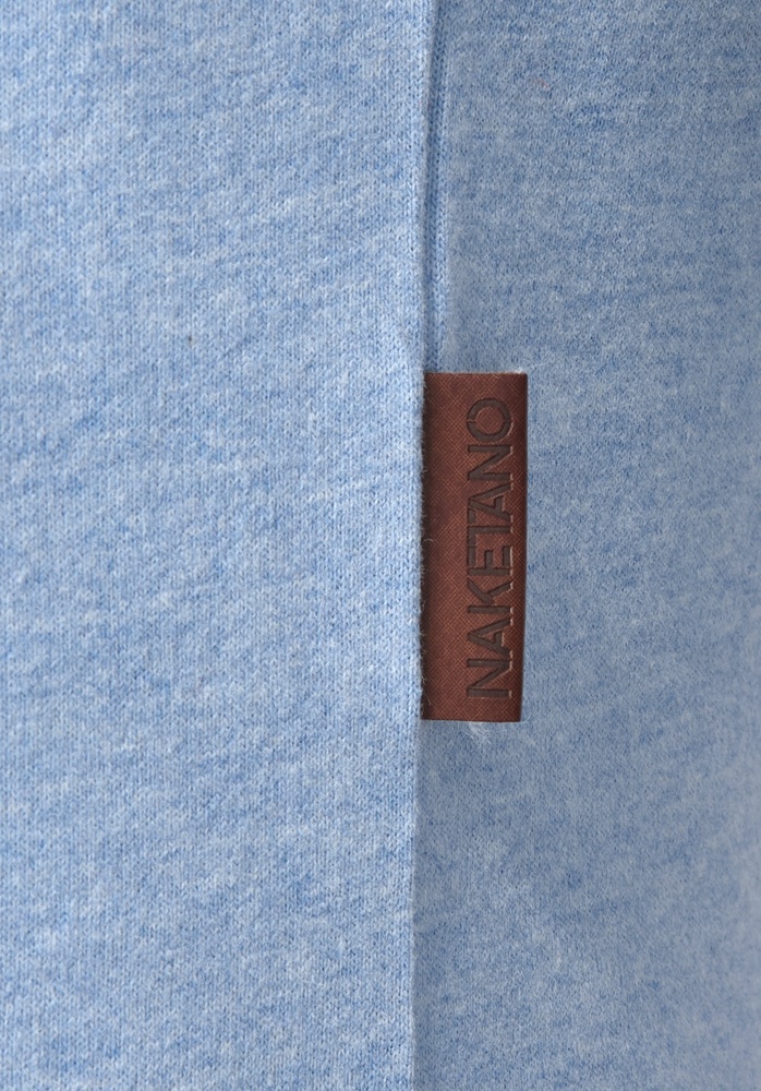 NaketanoDamenT-ShirtWolle1801-0002AmazingBlueMelange-XS