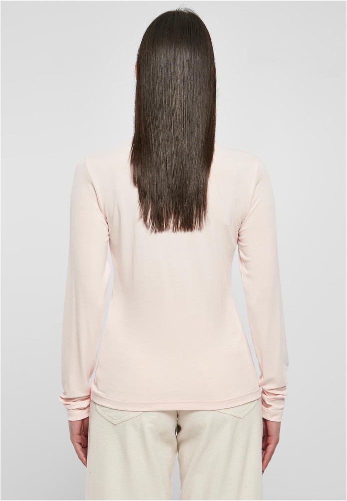 UrbanClassicsDamenLadiesModalTurtleneckLongsleevePink-3XL
