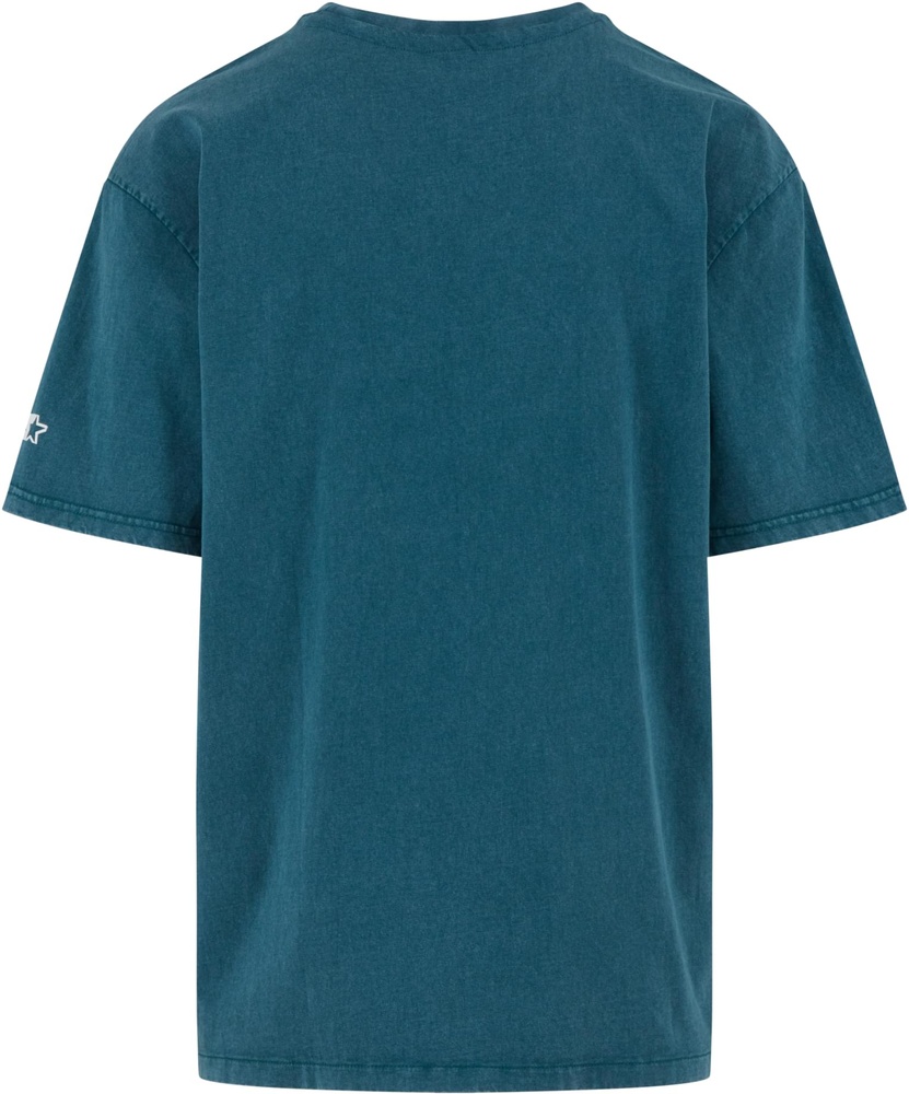 StarterBlackLabelEssentialOversizeAcidTeeST401TealAcidWashed-L