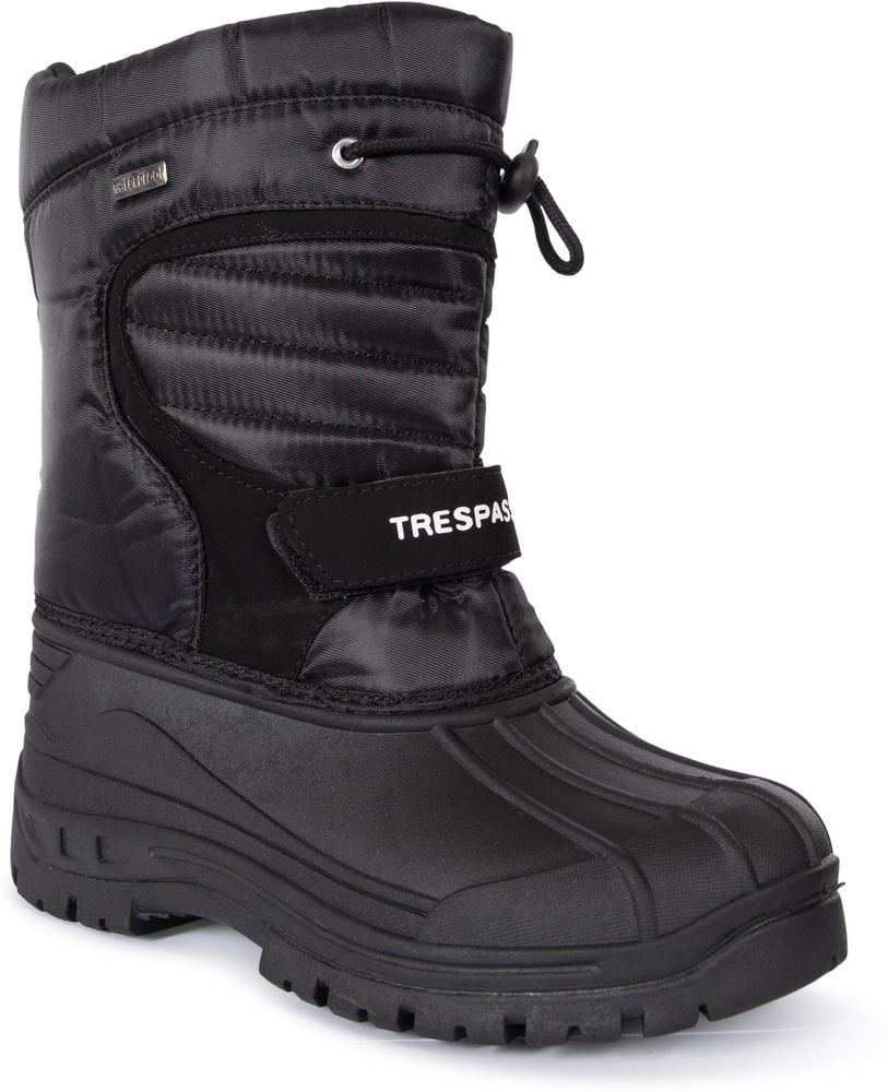 TrespassKinderWinterschuheDodo-UnisexYouthsSnowBootBlackX-37