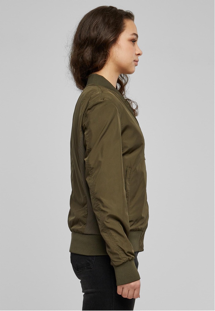 UrbanClassicsDamenJackeLadiesLightBomberJacketTB1217DarkOlive-3XL