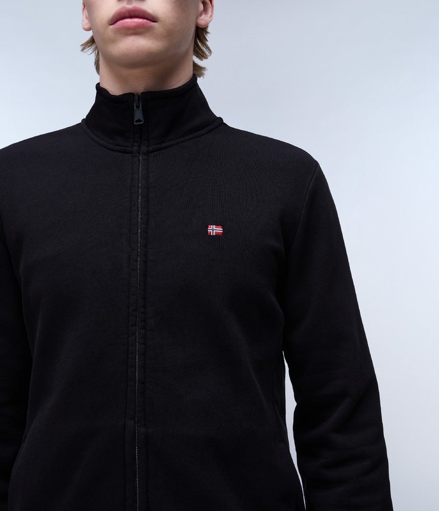 NapapijriSweatshirtBalisFzNP0A4GBABlack-XS