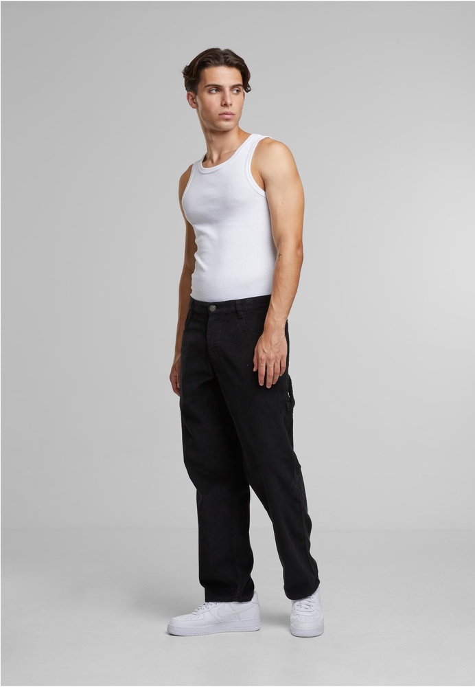 UrbanClassicsCorduroyCarpenterPantsTB6764Black-28