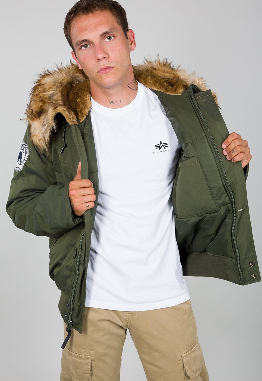 AlphaIndustriesPolarJacketSVJackeDarkGreen