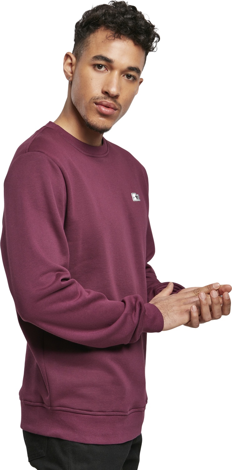 StarterBlackLabelHoodieSweatshirtEssentialCrewneckDarkviolet-L