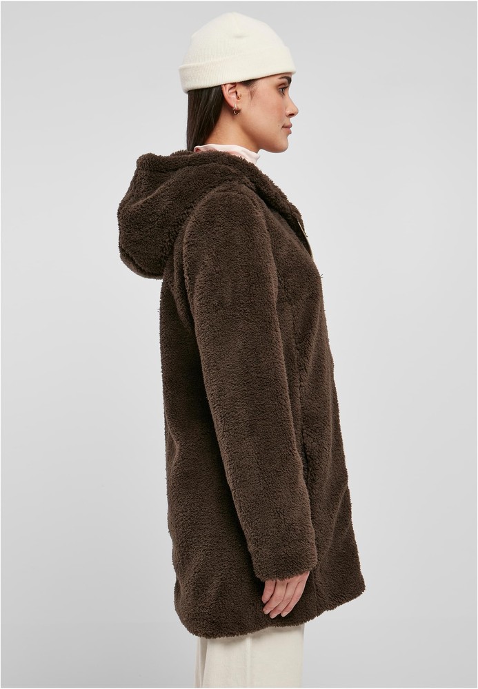 UrbanClassicsDamenJackeLadiesSherpaJacketBrown-3XL