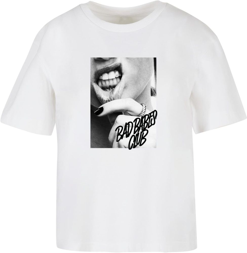 MissTeeDamenT-ShirtLipTattooTeeMST078White-3XL