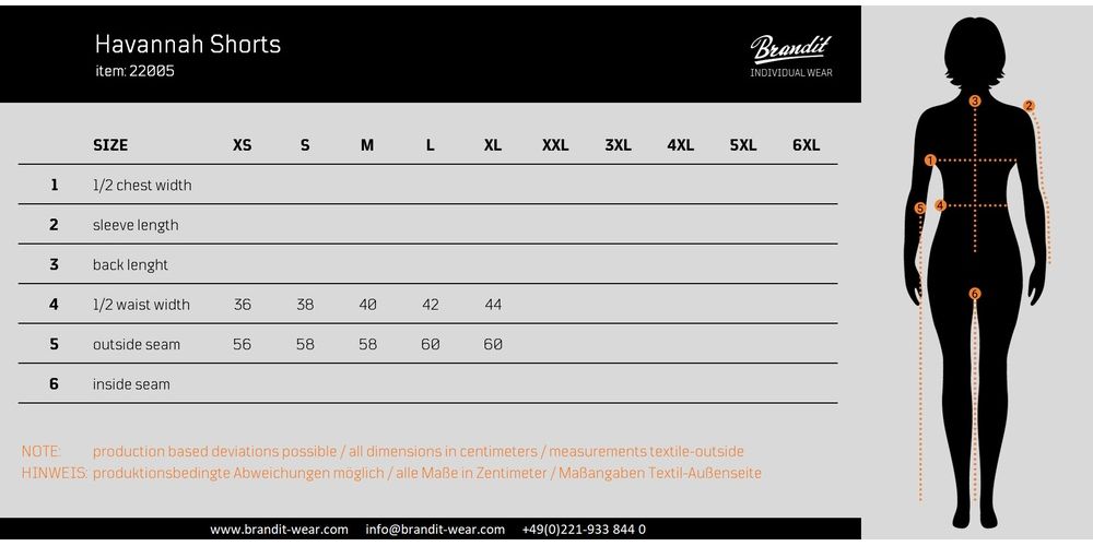 BranditDamenWomenHavannahVintageShorts22005