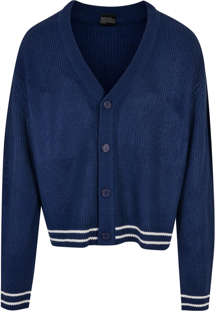 UrbanClassicsStrickjackeSportyBoxyCardiganSpaceblue-3XL