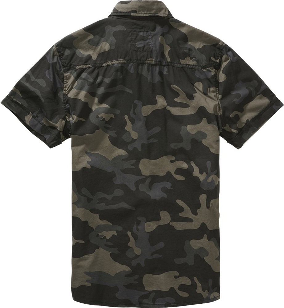 BranditHerrenHemdRoadstarShirtshortsleeveDarkcamo-S