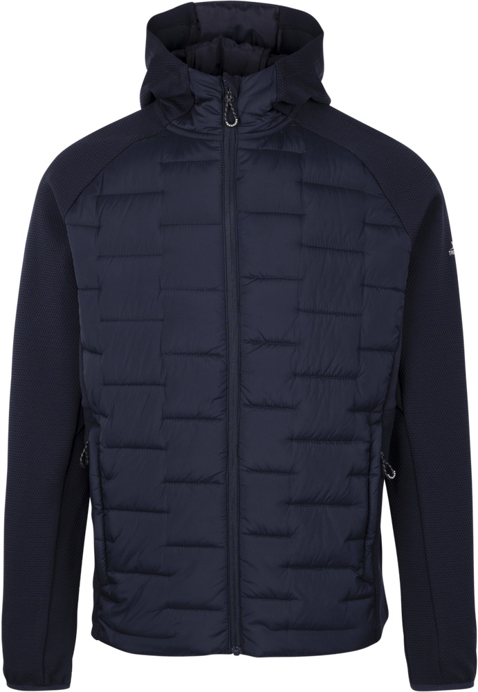 TrespassWinterjackeHeberHybridHoodieNavy-S