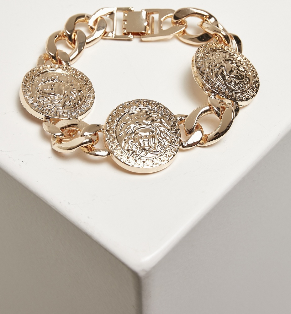 UrbanClassicsArmbandBigPlateBraceletGold