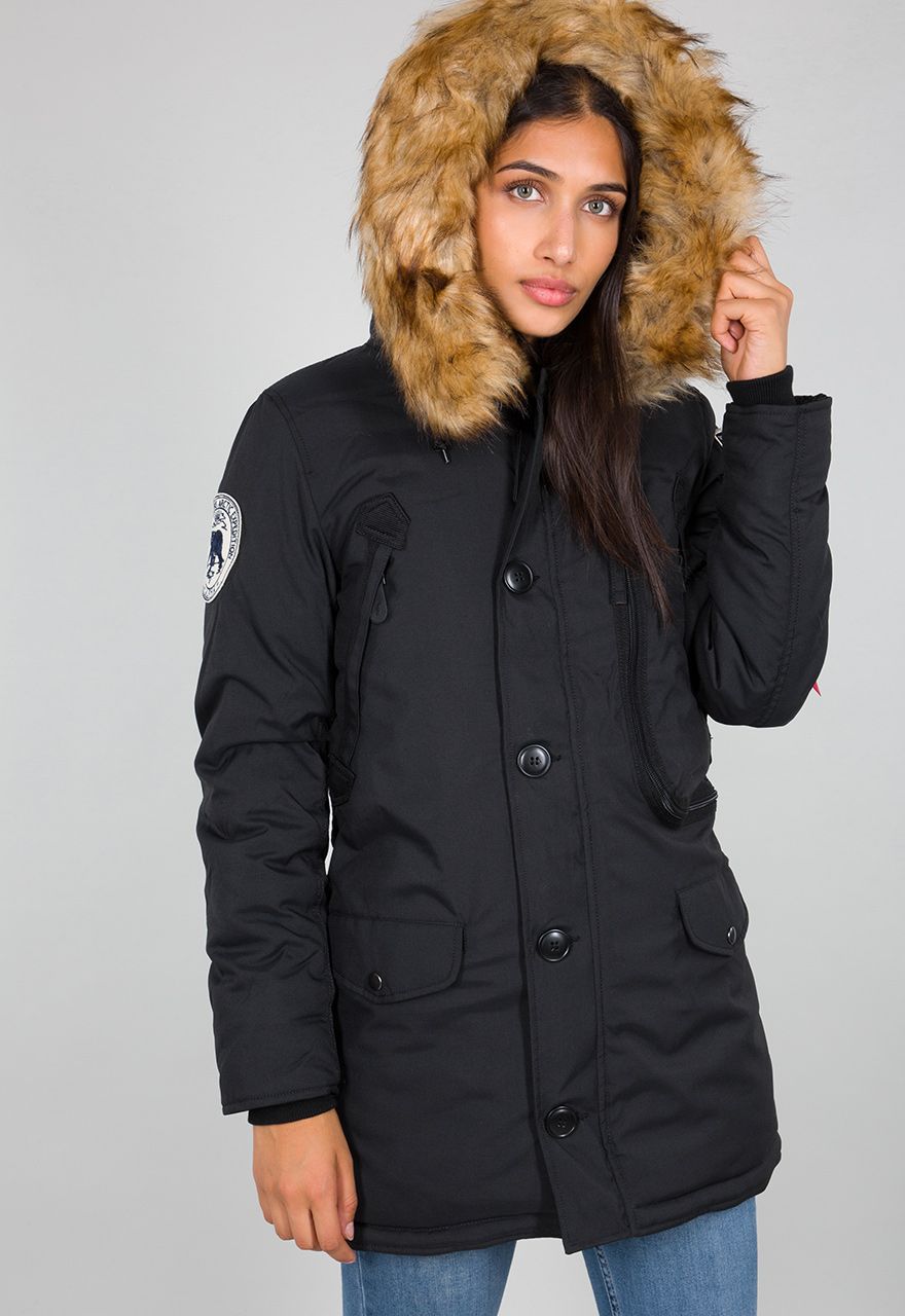 AlphaIndustriesDamenJackePolarJacketWomenBlack
