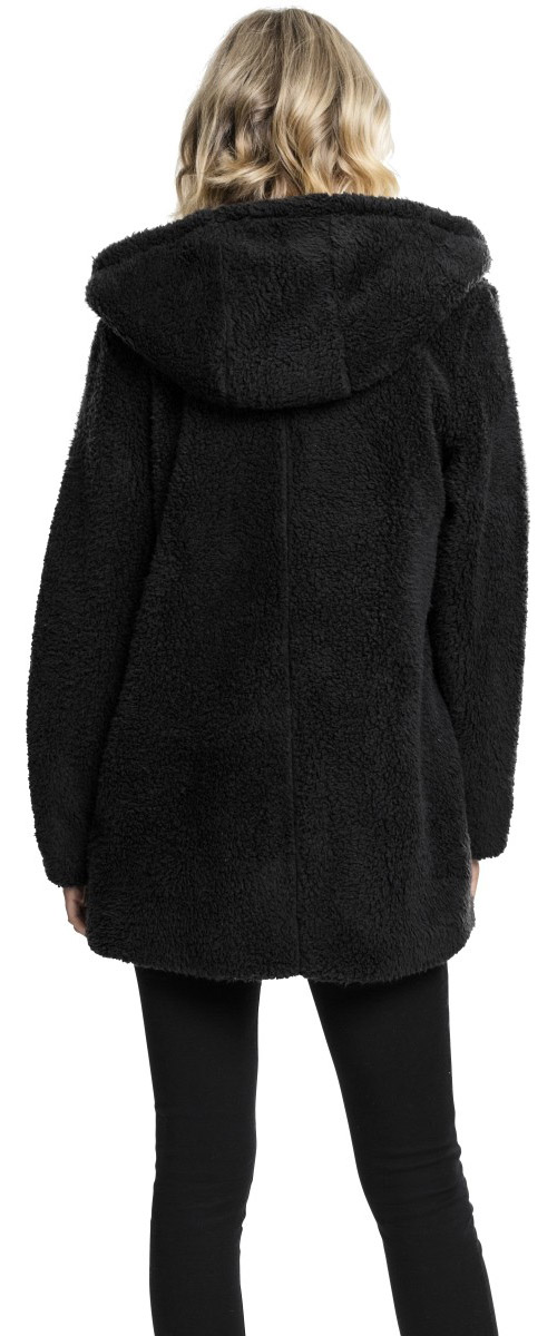 UrbanClassicsDamenLeichteJackeLadiesSherpaJacketBlack