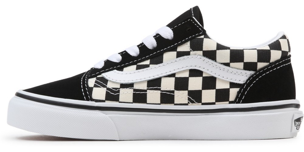 VansYouthUnisexKidsLifestyleClassicFTWSneakerUyOldSkoolPrimaryCheckBlkWhite