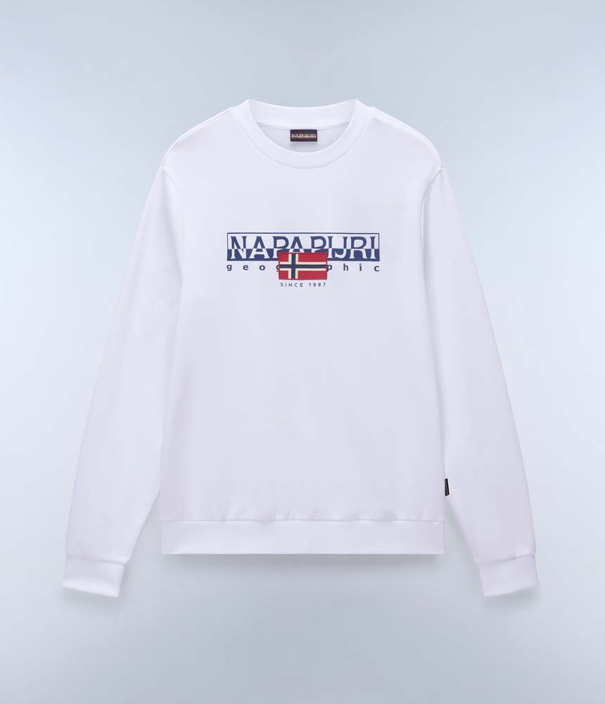 NapapijriSweatshirtB-AylmerCNP0A4HTMBrightWhite-XS