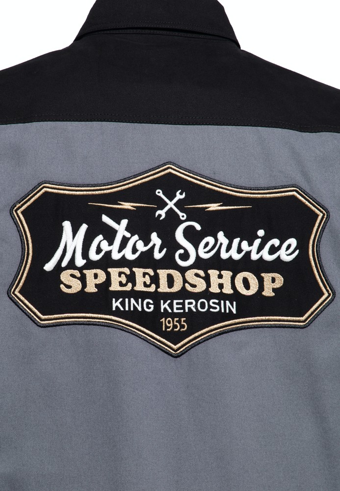 KingKerosinFunktionshemdKKI110003Grau