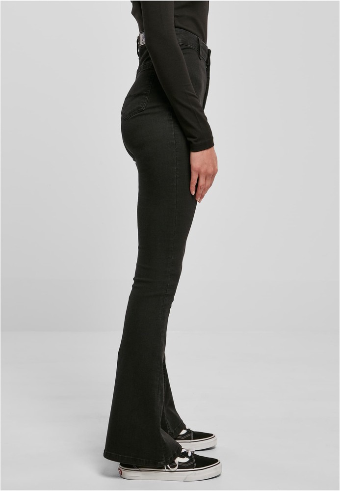 UrbanClassicsDamenJeansLadiesSuperStretchBootcutDenimPants