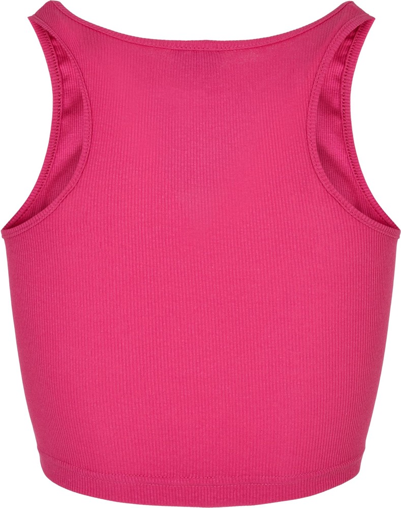 UrbanClassicsDamenLadiesCroppedRibTopBrightviolet-3XL